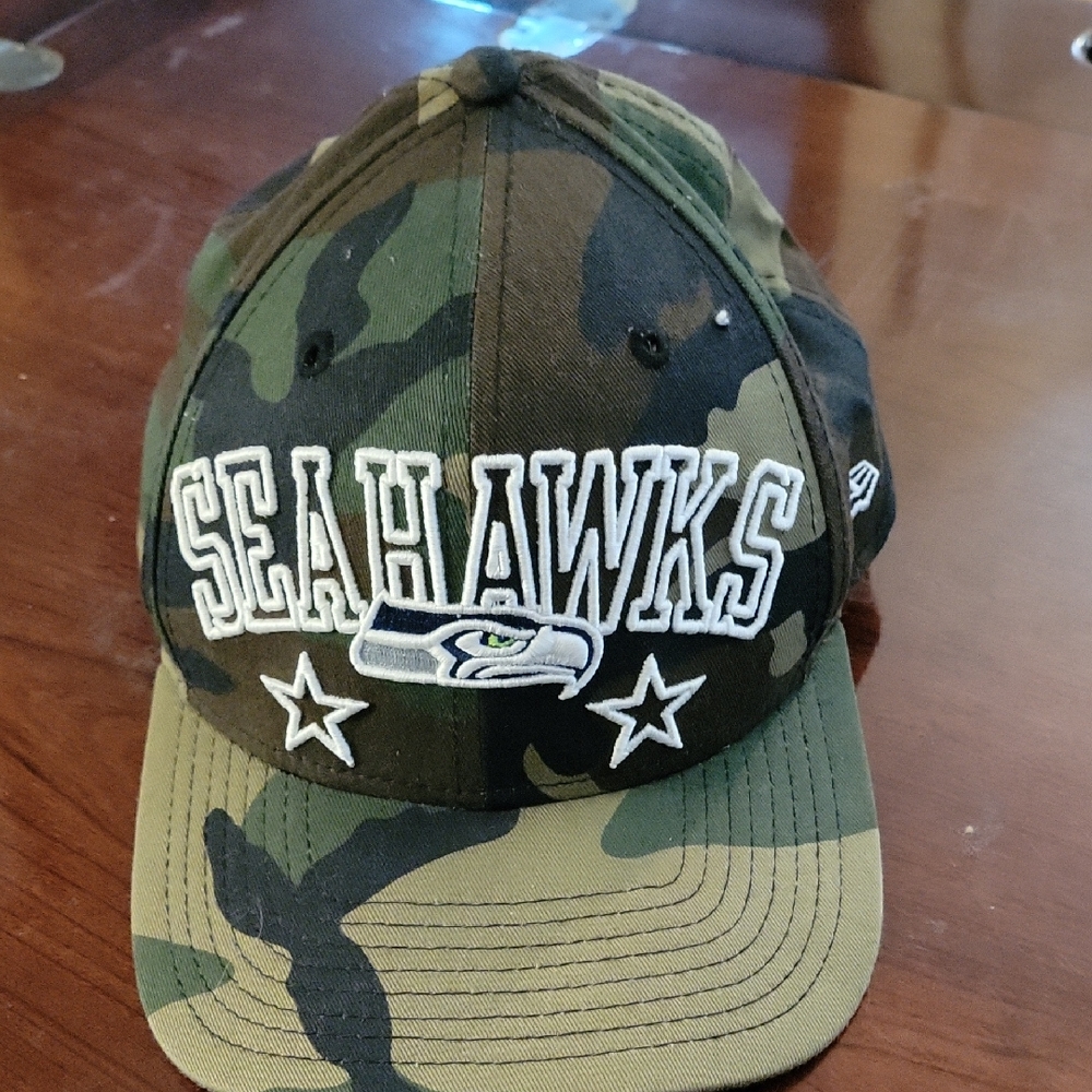 New Era Camouflage Cap with Embroidered Logo